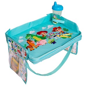 Free sample Custom Logo Portable Waterproof Children <b>Car</b> Back Seat <b>Organizer</b> Play Table Folding Kids Travel Tray - Product Image 1