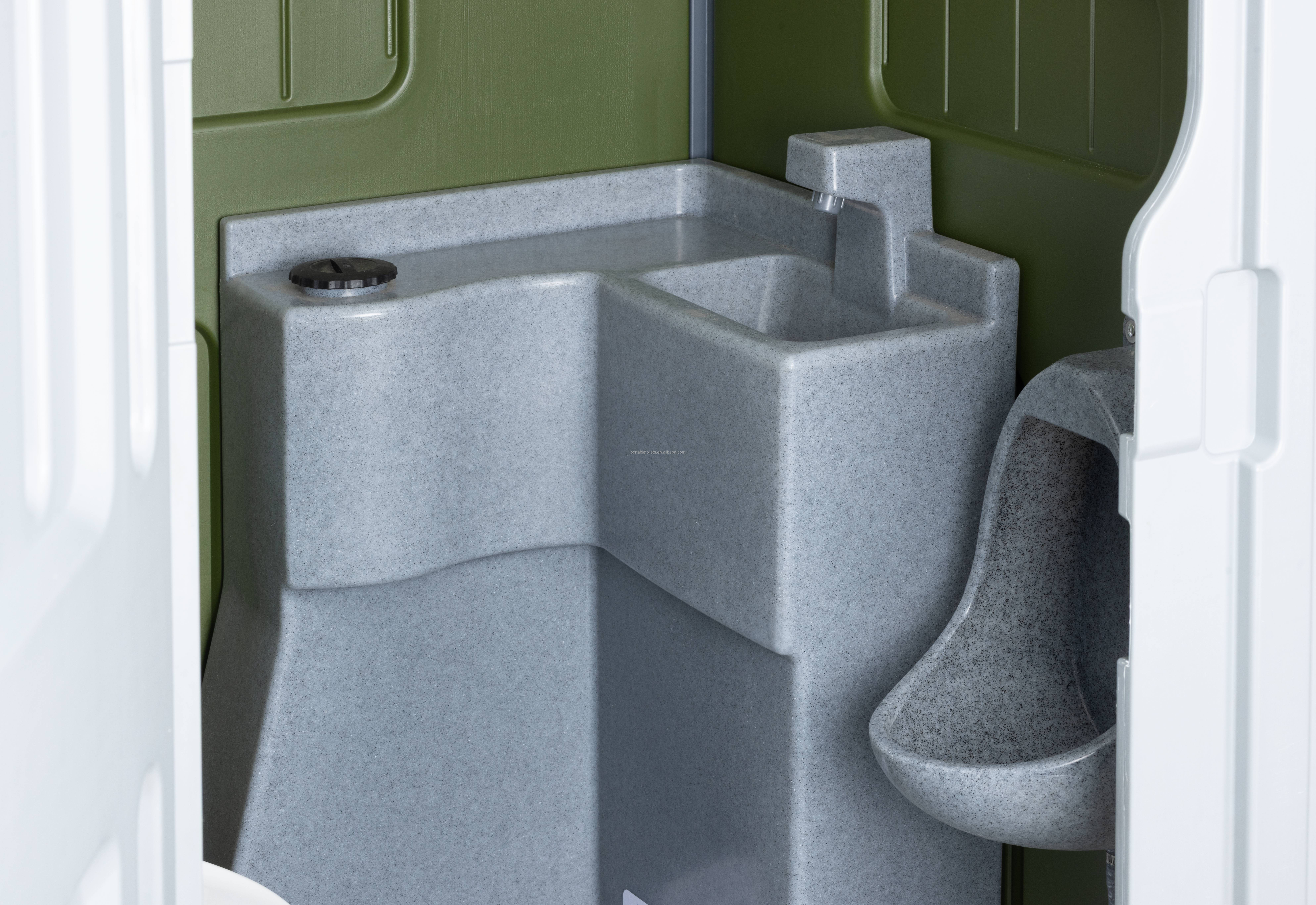 HDPE Plastic Modern Durable Eco-Friendly Portable Toilet WC Event Porta Potty  for Outdoor Construction Site Use 5