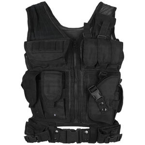 Gilet tactique en maille anti-couteau respirant avec fermeture éclair, équipement de protection extérieur tendance pour les passionnés - Product Image 5