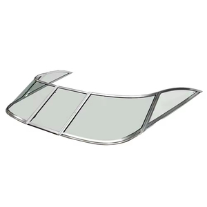 Parabrisas Delantero Personalizado de Vidrio Templado de Aluminio para Yate/<span class=keywords><strong>Barco</strong></span> Marino Nuevo - Product Image 2