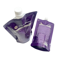 Sac d'emballage cosmétique personnalisé pochette à bec verseur pour crème solaire emballage sacs en plastique de voyage écologiques