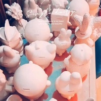 Bubuk gipsum kimia ultra putih kekuatan tinggi untuk pembuatan produk patung plester angka dekoratif patung boneka