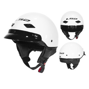 <span class=keywords><strong>Casque</strong></span> demi-tête rétro unisexe LS2 en ABS, style japonais, pour motos, cyclomoteurs, vélos électriques, état neuf, garantie 1 an - Product Image 3