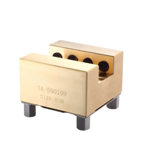Pince de fixation rectangulaire CNC 3A-500109 pour machine EDM, support en acier de 50,8x50,8 mm pour électrode oblongue, compatible <span class=keywords><strong>Erowa</strong></span> - Product Image 1