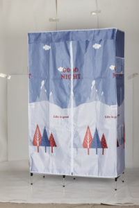 Armario <span class=keywords><strong>de</strong></span> <span class=keywords><strong>tela</strong></span> oxford portátil, venta directa <span class=keywords><strong>de</strong></span> fábrica, simple - Product Image 5