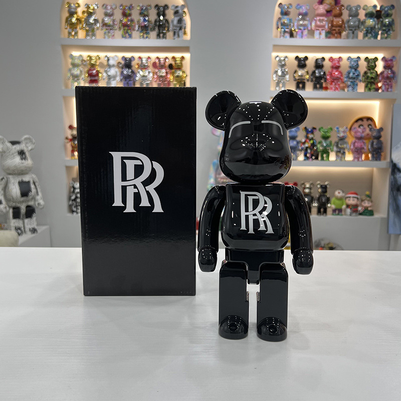 キャラクターグッズ BE@RBRICK Rolls-Royce 400% Rolls-Royce for Bearbrick 400% Black R Violent Bear Action Figure
