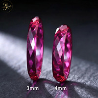 Bague personnalisée en diamant de laboratoire taillé sur mesure et rubis, bijoux fins de luxe pour femmes, bague de fiançailles en diamant de laboratoire IGI VVS pour hommes