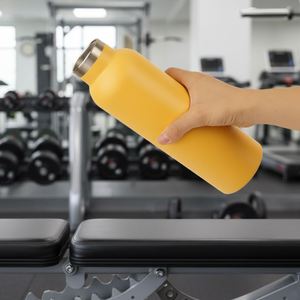 Vaso térmico promocional 2026 de gran venta al por mayor, botella de agua con asa de boca ancha para gimnasio con logo, aislamiento al vacío - Product Image 1
