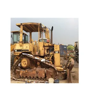 Mini Crawler Bulldozer D4H, Second Hand C-AT D4 D5 D6 D7 Bulldozer Dozers สำหรับขายญี่ปุ่น