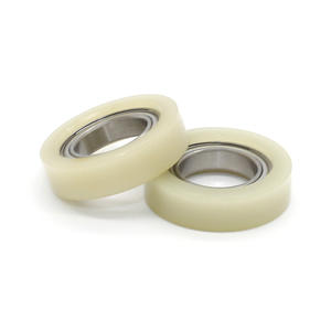 Rodillos de Plástico Planos de Nailon de Ingeniería Resistentes al Desgaste con Recubrimiento de Rodamientos de 12*23*6 mm al por Mayor - Product Image 5