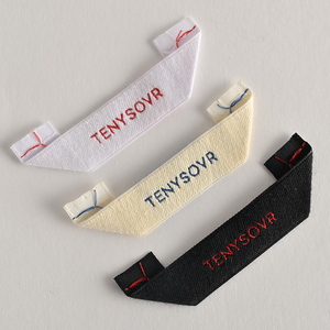 <strong>Custom</strong> Clothing Tags Clothes Fabric <strong>Label</strong> <strong>Jeans</strong> Brand <strong>Label</strong> Garment Clothing <strong>Labels</strong> - Product Image 2