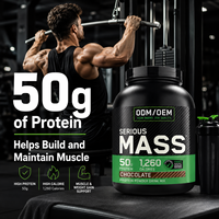 Proteína para Aumentar Masa Muscular OEM ODM, 5 LB, Sabor Chocolate, Marca Privada, Fórmula Personalizada, Alto Contenido Calórico, Fabricante Mayorista