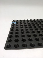 Planche de drainage en plastique Hengyang 8mm-30mm, résistante à la corrosion, drainage et filtration, longueur personnalisable pour applications routières et extérieures