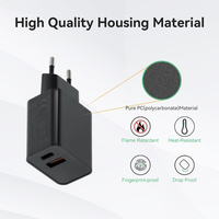 Cargador de pared USB para teléfono móvil portátil PD QC3.0 de 30W rápido de EE. UU. al por mayor