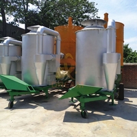 Séchoir à grains de riz électrique automatique Petit séchoir à grains vertical Machine de séchage de blé mobile portable