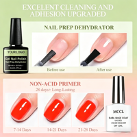 Service professionnel, fournisseur de gel UV écologique sans acide pour ongles, base coat, primer, primer pour nail art à séchage à l'air
