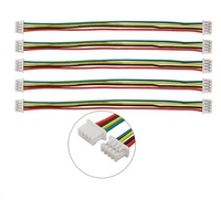 Konektor Kabel Kawat Plug Jantan Betina Berinsulasi Nilon Pitch 1.25mm Kepala Ganda 2-6Pin Elektronik