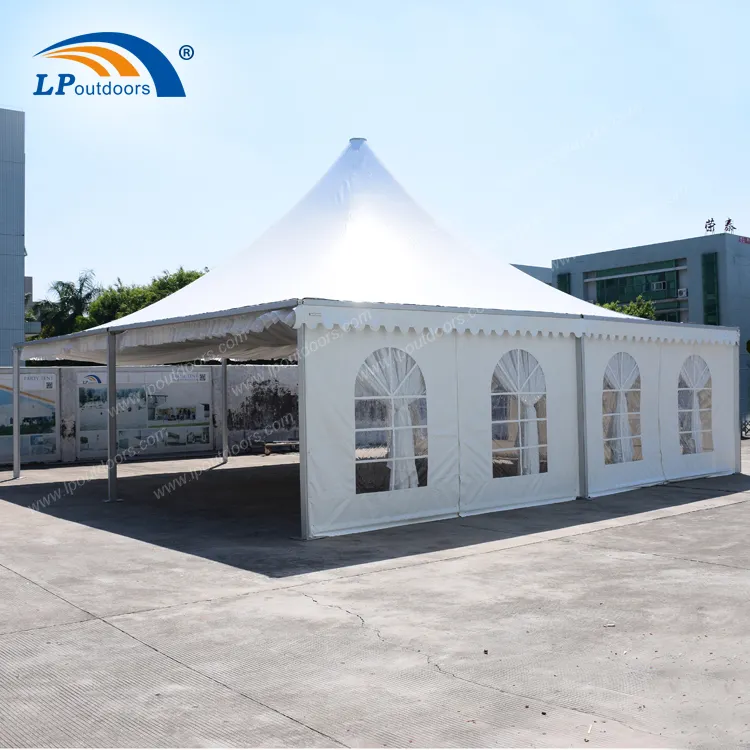 Venta caliente 100 plazas B-line carpa 10x10m pagoda carpa al aire libre gazebo carpa para 100 personas pequeño evento de boda