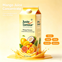 Commerciële drankbasis zoetzuur mango pomelo sago geconcentreerd fruitsap siroop voor dessert dranken