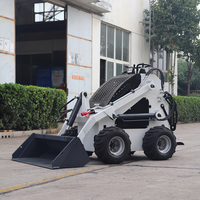 Spedizione Gratuita Mini Skid Steer Loader Economico, Minicaricatore Agricolo con Motore CE EPA, Caricatore Compatto Diesel