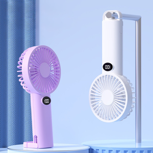 5V DC Mini portátil de mano USB recargable 1200mAh 6 niveles de velocidad ventilador de refrigeración por aire ventilador tambor Kdk <span class=keywords><strong>Pak</strong></span> Pc ventilador - Product Image 1