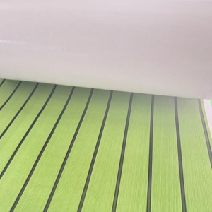 Revêtement de pont extérieur en EVA imitation teck, résistant aux UV, antidérapant, brossé, pour bateau, imperméable, épaisseur 6 mm, dureté 50-55 Shore C - Product Image 1