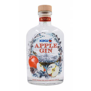 Ginebra de Manzana Premium Roner Kiku Master 42% Italia 0.50 Lt 6 Botellas por Caja Lista para Enviar - Product Image 1
