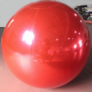 Ballons miroir gonflables imperméables rouges, dorés et argentés avec pompe électrique pour événements festifs ou décoration de Noël - Product Image 1
