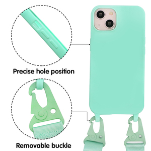Étui de téléphone en TPU souple <span class=keywords><strong>avec</strong></span> <span class=keywords><strong>cordon</strong></span> pour <span class=keywords><strong>iPhone</strong></span> <span class=keywords><strong>13</strong></span>, étui de téléphone <span class=keywords><strong>avec</strong></span> <span class=keywords><strong>cordon</strong></span> réglable en forme de collier pour <span class=keywords><strong>iPhone</strong></span> - Product Image 5