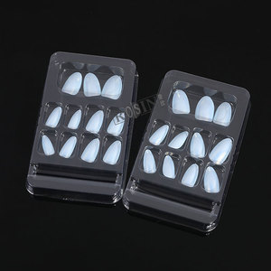 Wholesale Pvc Pet Transparent Plastic Tray Cosmetic Nail Blister Packaging Box And Insert Tray