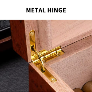 Tùy chỉnh bằng gỗ Humidor ẩm kế tạo độ ẩm quà tặng người đàn ông xì gà phụ kiện Humidor xì gà Humidor hộp nắp hộp xì gà - Product Image 3