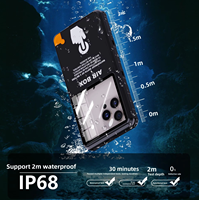 Étui universel étanche pour téléphone OPPO, design sportif, fenêtre transparente pour téléphone de 6,9 pouces, antichoc, anti-poussière, pour activités de plein air