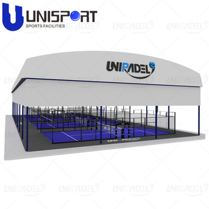 Cubierta para Pista de Pádel, Cubierta Panorámica para Pista de Pádel al Aire Libre con Techo Eléctrico, Cubierta para Pista de Tenis de Pádel - Product Image 2