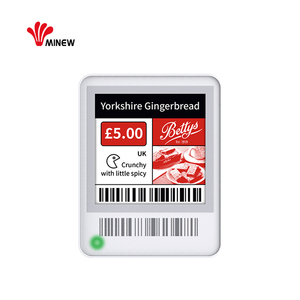 Minew 3-MÀU E-ink 1.54inch epaper ESL ble5.0 điện tử nhãn Kệ ESL hệ thống eink hiển thị kỹ thuật số giá Tag cho bán lẻ - Product Image 6