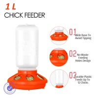 Abreuvoirs et mangeoires automatiques pour poulets, canards et oies - un nouveau type de seau à alimentation en filet pour la ferme