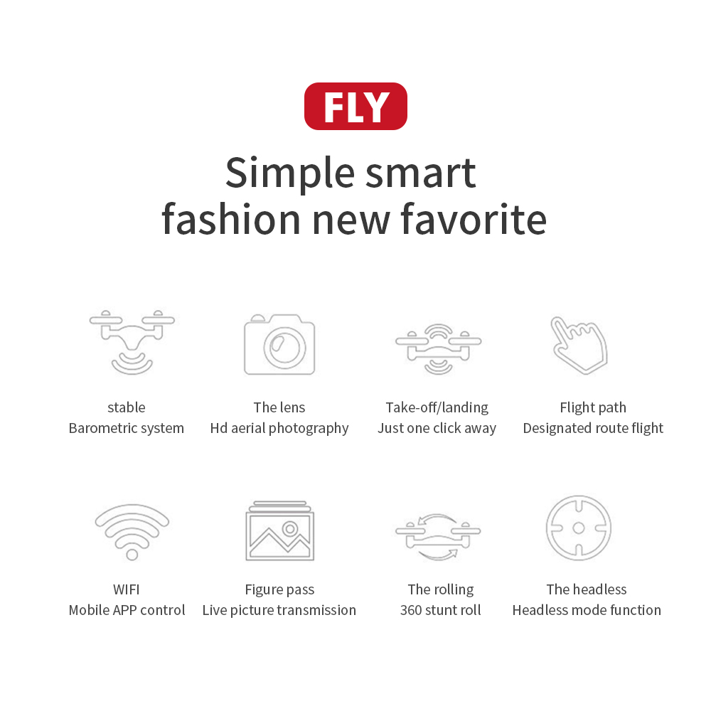 A2 Drone, mobile app control live picture transmission 360 stunt roll headless mode .