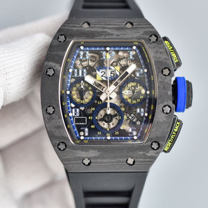 Montre mécanique en fibre de carbone de qualité supérieure 011 Série Rm Montre multifonctionnelle pour homme - Product Image 3