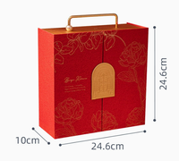 Boîte à bonbons de luxe carrée en porcelaine, vide, portable, avec miroir et éclairage festif, pour cadeaux de demoiselles d'honneur haut de gamme et cadeaux de remerciement de mariage
