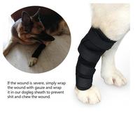 Genouillère pour chien de compagnie à haute élasticité avec orthèses respirantes confortables protection de la jambe arrière soutien de la cheville sécurité physique