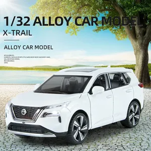 <span class=keywords><strong>รถ</strong></span>โมเดลไดแคสต์โลหะผสมสังกะสี X-TRAIL ขนาด 1/32 แบบจำลองดัดแปลงพร้อมเสียงและไฟ ของสะสม <span class=keywords><strong>รถ</strong></span>ของเล่นเด็กแบบสปอร์ต - Product Image 4