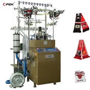 High Speed Circular Jacquard Scarf Beanie Cap Hat Knitting Machine In China