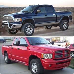 Conjunto de Faros Delanteros Compatibles con Dodge Ram 1500 2002-2005/Ram 2500 3500 2003-2005, Carcasa Cromada, Repuesto de Faros Izquierdo y Derecho - Product Image 2