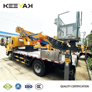 חם מוכר <span class=keywords><strong>isuzu</strong></span> 4 x2 עבודה אווירית פלטפורמת משאית 22 מ 'משאית רכוב בום טלסקופי בום להרים משאית רכוב טלסקופי - Product Image 4