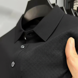 Estampado de animales Vintage de Color sólido personalizado para camiseta de Polo transpirable solapa bordada de gran tamaño nuevo diseño de algodón térmico para Pol - Product Image 1