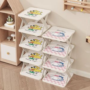 Simple Multi Layer <b>Shoe</b> Rack Narrow <b>Vertical</b> Space Saving <b>Storage</b> For Living Room Sneakers And High Heels - Product Image 3