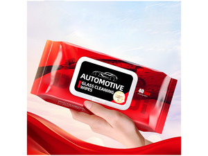 Toallitas <span class=keywords><strong>Premium</strong></span> para Eliminar la Película de Grasa del Vidrio del Automóvil, Limpiador de Manchas, Eliminador de la Película de Grasa Impermeable, Toallitas Húmedas. - Product Image 1