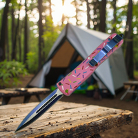 Conception innovante 8cr13mov acier couteau de poche extérieur en alliage d'aluminium couteau tactique pour Camping Portable survie