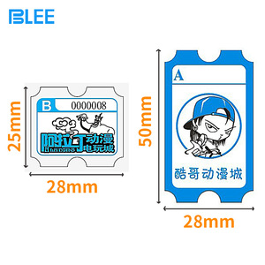 กระดาษลอตเตอรี่สำหรับเกมอาร์เคด 180 กรัม แบบยาว 160 กรัม แบบสั้น ตั๋วรางวัลสำหรับเครื่องเกม ตั๋วรางวัลสำหรับอนิเมะและเกมอาร์เคด - Product Image 2