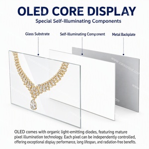 Écran publicitaire LCD de 30 <span class=keywords><strong>pouces</strong></span> Affichage de signalisation numérique TFT Écran <span class=keywords><strong>OLED</strong></span> transparent Affichage publicitaire LCD - Product Image 4