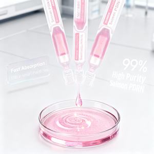 OEM ODM rosa salmone siero di un giorno 99% salmone intensivo ampolla <span class=keywords><strong>collagene</strong></span> <span class=keywords><strong>acido</strong></span> <span class=keywords><strong>ialuronico</strong></span> migliora la luminosità della pelle - Product Image 1